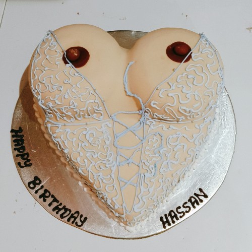 Naked Boobs Bachelorette Cake Delivery in Ghaziabad