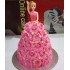 Pink Barbie Cake