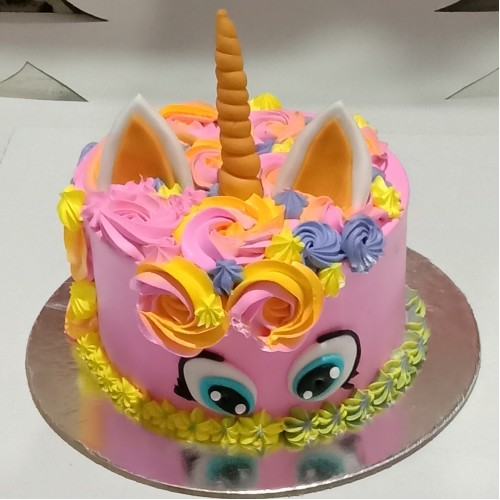 Pink Unicorn Birthday Cake Delivery in Ghaziabad