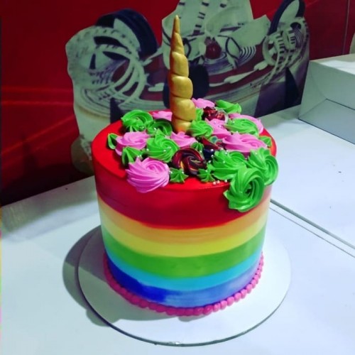 Rainbow Unicorn Theme Birthday Cake Delivery in Ghaziabad