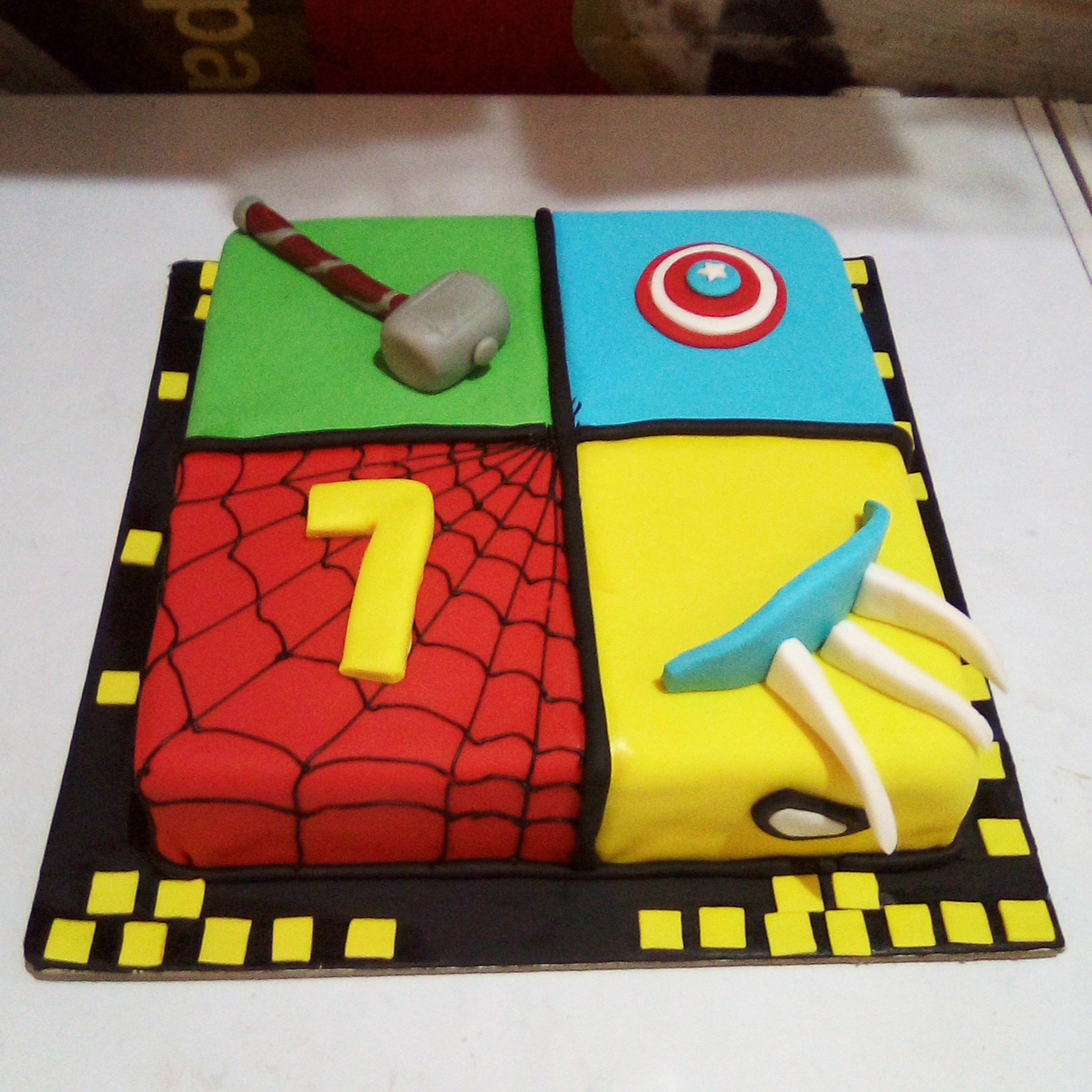 Batman Birthday Cake, lego cake, super hero cake & balloons, Merseyside